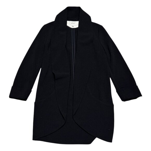 WILFRED ARITZIA Black Lightweight Business Casual Blouse Jacket Womens 00 - Picture 1 of 8